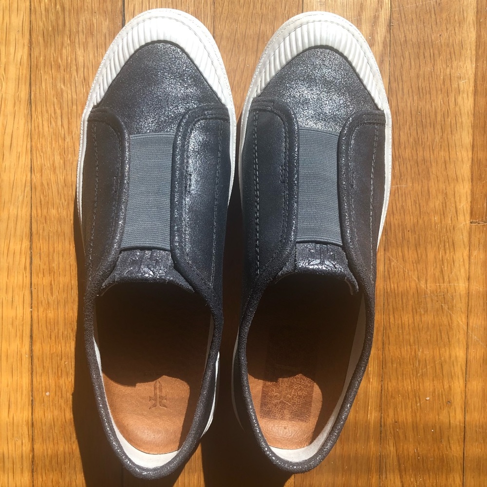 Frye metallic Claudia slip-on tennis shoe